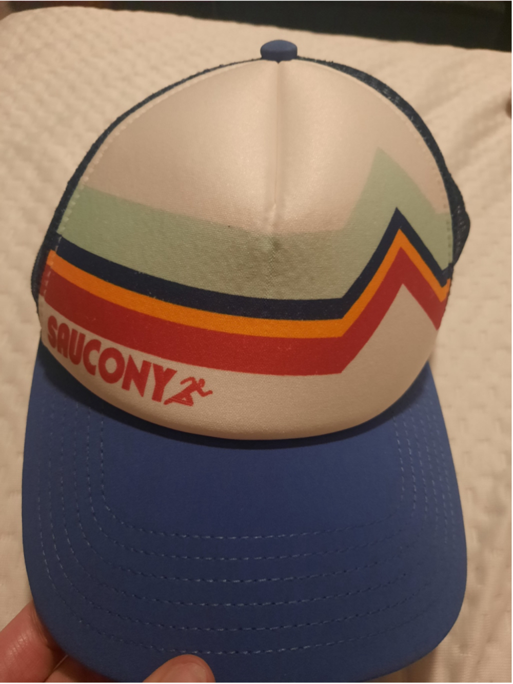 Men's Saucony One Size Blue & White Trucker Hat